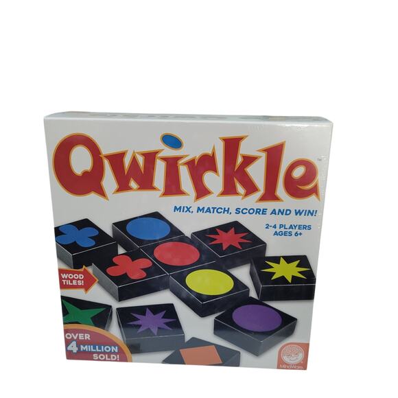Qwirkle Board Game Mindware Brainy Toys For Kids 112625-2M10 - Picture 3 of 3